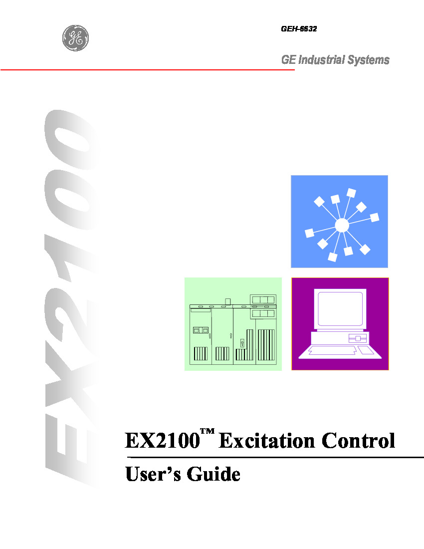 First Page Image of DS2020DACAG1 GEH-6632 EX2100 Excitation User Guide.pdf
